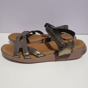 Oncai Bronze Strapped Soft Cushioned Women's Sandals Sz 42 ( US Sz 10 )